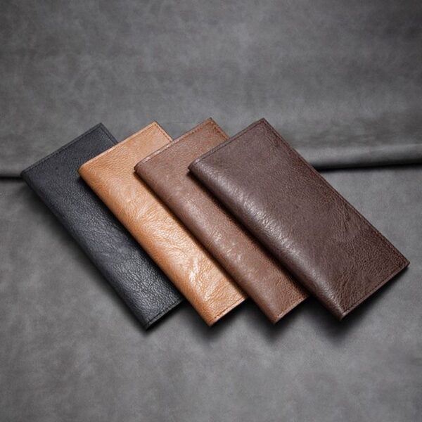 Long Wallet – Premium Full-Grain Leather Men’s Long Wallet